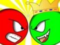 Spel Rode bal versus groene koning  online