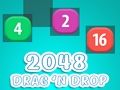 Spel 2048 slepen en neerzetten  online