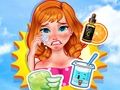 Spel Fun Island: van zonnebrand tot een gladde huid online Spel Fun Island: van zonnebrand tot een gladde huid online