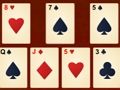Spel Solitaire boven- en onderkant  online