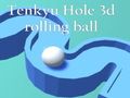 Spel Tenkyu Hole 3d rollende bal  online