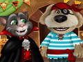 Spel Talking Tom en Angela Halloween-feestje online Spel Talking Tom en Angela Halloween-feestje online