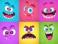 Spel Monsters kleurvulling  online