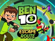 Spel Ben 10 ontsnappingsroute  online