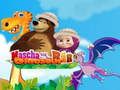 Spel Masha en de beer dinosaurus online Spel Masha en de beer dinosaurus online