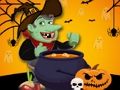 Spel Heksenwoord Halloween-puzzelspel  online
