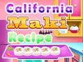 Spel Californië Maki Recept  online
