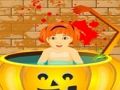 Spel Kleine baby Halloween aan het baden  online