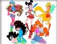 Spel Winx Club -kleuren  online