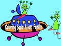 Spel Kleurboek: Alien Family  online
