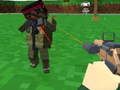 Spel Blokkerige zombie- en voertuigopnamen  online