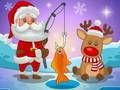 Spel Kerst vissen van de kerstman  online