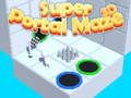 Spel Super Portal Doolhof 3D  online