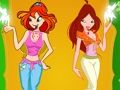 Spel Bloom en Flora aankleden  online