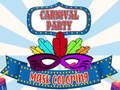Spel Carnaval Feestmasker Kleurplaat  online