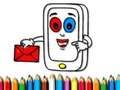 Spel Mobiele telefoon kleurboek  online