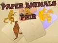 Spel Papieren dieren paar  online