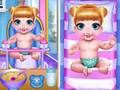Spel Prinses Pasgeboren Tweeling Babyverzorging  online