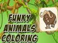 Spel Funky Dieren Kleurplaten  online
