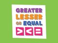 Spel Groter Kleiner of gelijk aan  online