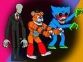 Spel Monsters vallen onder ons team aan  online