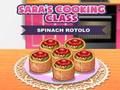 Spel Sara's kookcursus Spinazie Rotolo online Spel Sara's kookcursus Spinazie Rotolo online