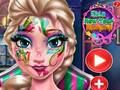 Spel Elsa Nieuwjaarsmake-up  online