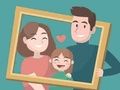 Spel Gelukkige familie puzzel  online