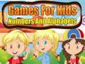 Spel Spelletjes voor kinderen Cijfers en alfabetten  online