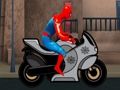 Spel Spider-Man op een motorfiets  online