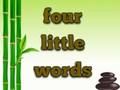 Spel Vier kleine woorden  online