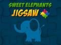 Spel Lieve olifanten puzzel  online