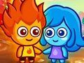 Spel Lavajongen en blauw meisje  online