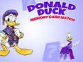 Spel Donald Duck geheugenkaart match  online