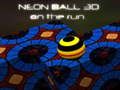 Spel Neon Ball 3d op de vlucht  online