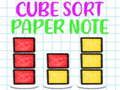 Spel Kubus Sorteren Papier Opmerking  online