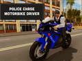Spel Politie achtervolgt motorrijder  online