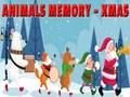 Spel Dieren Geheugen - Kerstmis  online