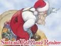Spel Kerstman en rendier met rode neus  online