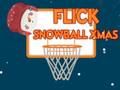 Spel Flick Snowball Kerstmis online