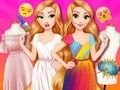 Spel Prinsessen outfit kleuren  online