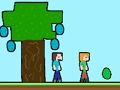 Spel Steveman en Alexwoman: Easter Egg  online