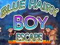 Spel Ontsnapping voor blauwe harige jongen  online