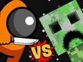 Spel Onder vs Creeper online Spel Onder vs Creeper online