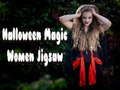 Spel Halloween Magische Vrouwen Puzzel  online