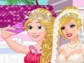 Spel Barbie's bruiloft selfie met prinsessen  online
