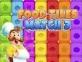 Spel Voedseltegels Match 3  online