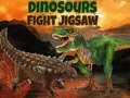 Spel Dinosaurussen vechten legpuzzel  online