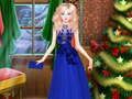 Spel Elsa Frozen Kerst Aankleden  online