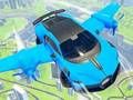 Spel Echte sport vliegende auto 3d  online